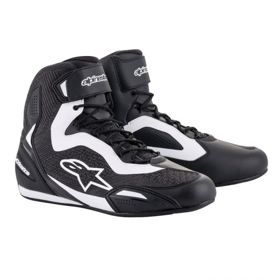 TÊNIS ALPINESTARS FASTER 3 RIDEKNIT PRETO/BRANCO